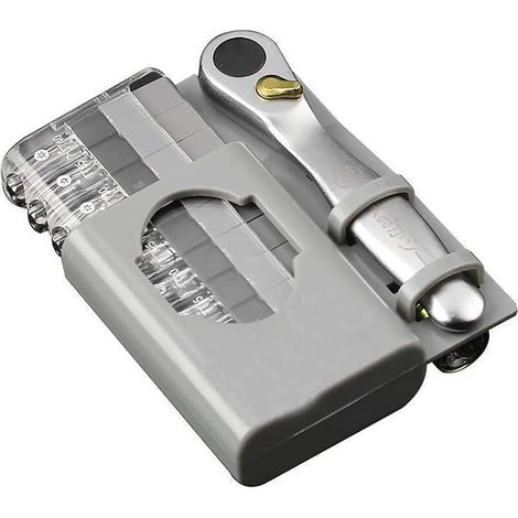 12er-Pack Mikro-Ratschenschlüssel-Schraubendreher-Set mit umkehrbarem Griff und Adapter für Möbelmontage und Autoreparatur (FO-9212C) (1/5)