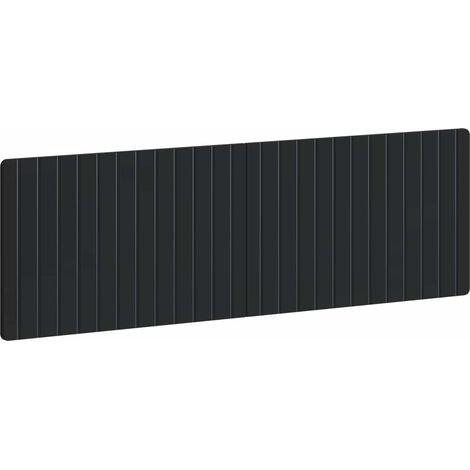 Cabecero montada en la pared ZWOLLE Negro Madera de ingeniería vidaXL (1/5)