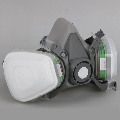 Masque à gaz, peinture en aérosol, peinture 6200, pesticide, formaldéhyde, décoration, ponçage, masque à charbon actif (1/5)
