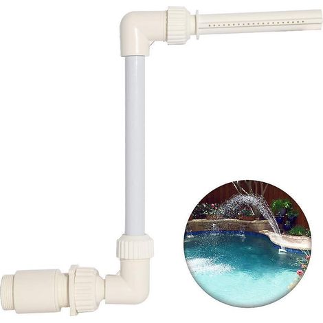 Petite fontaine cascade pour piscine - 26 x 36 x 19 cm (1/5)