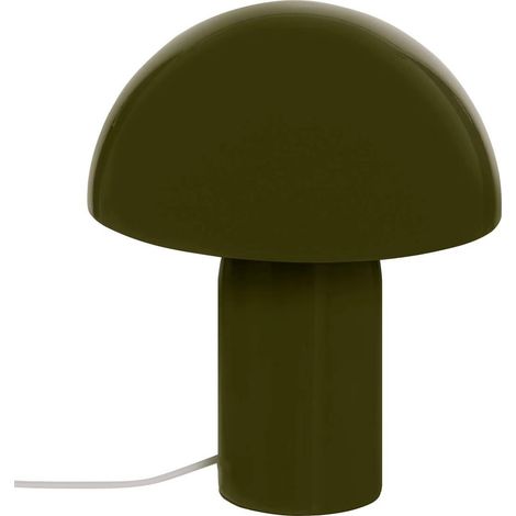Lampe à Poser Champignon "Lito" 24cm Kaki (1/4)