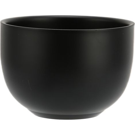 Bol à raser en acier inoxydable noir, mug à savon et mousse à raser pour homme, cadeau idéal pour la fête des pères
