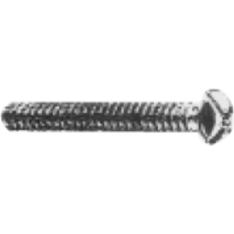 ORECA - 20 VITI PER POMOLI - TESTA BOMBATA LARGA CON DOPPIO INTAGLIO 4X30MM - FERRO ZINCATO