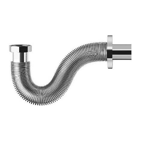 TUBO DI SCARICO BPS FLESSIBILE-ESTENSIBILE IN ACCIAO INOX Misura: 1"1/4 x 32