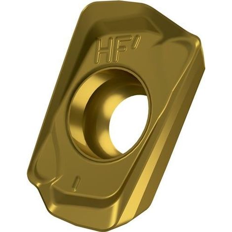 Fräswendeschneidplatte ISO ADEX 070206SR-HF:M8340 D.2,2mm PVD beschichtet Gold (1/2)