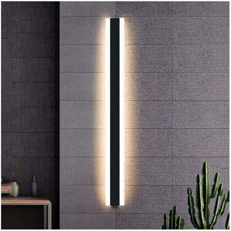 Wall light of modern indoor Wall light Long LED Aluminum Wall light of Porch 110V 220V Wall light 60CM White Warm 1pieces - RWApplique outdoor (1/5)