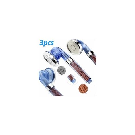 EASYCOMFORT 3PCS Pommeau de Douche de Salle de bain Pommeau de Douche haute pression avec Tourmaline Minérale pressurisée à ions négatifs (1/4)