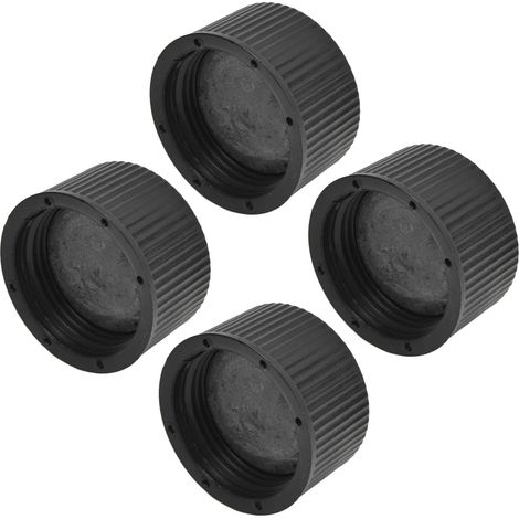 Lot 4 bouchons vidange plastique + joints – remplacement réservoir filtre sable Hayward