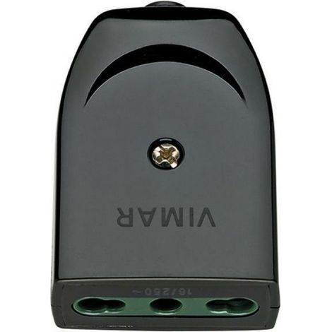 Vimar presa 2p&43t 16a p17/11 assiale colore nero 0a00223n