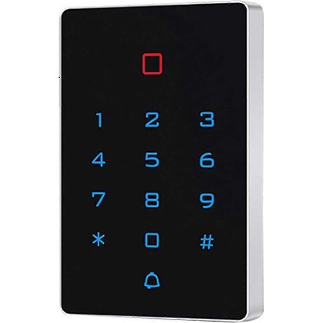Serrure de porte sans clé avec clavier, serrure électronique intelligente, adaptée aux portes d'entrée, clavier tactile, verrouillage automatique, supporte 2000 utilisateurs, 1 unité. (1/5)