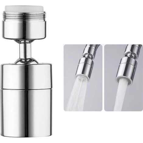 Wasserhahnbelüfter, 360° drehbarer Sprüher, wassersparend, Küchenarmatur, Düsensprüher, Badewanne, Weitwinkel, Doppelfunktion, lange Verlängerung, Außenverzahnung M24 (Typ 2) – Die Außenverzahnung M24 (1/5)