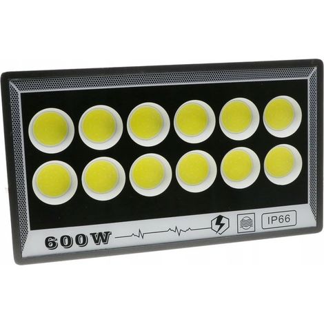 LAMPE PUISSANTE POUR GARAGE JARDIN SUR FAÇADES 600W IP66 POUR ANS DIODES COB (1/4)