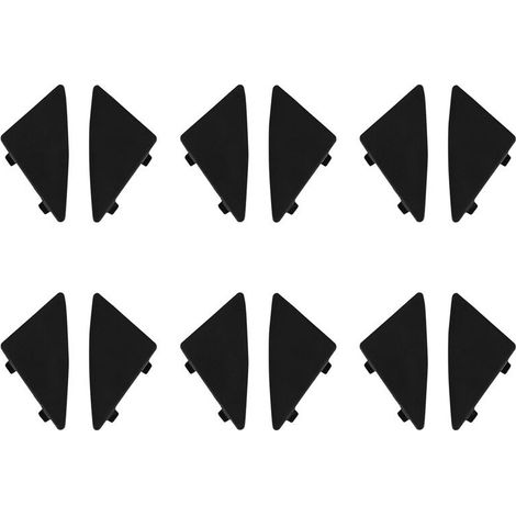 Sei coperture decorative triangolari per paraurti anteriore per modelli Mitsubishi Axela 2014-2016, BHN1-50-101 e BHN1-50-102.