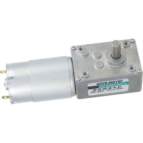 Turbinen-Schneckengetriebemotor DC, hohes Drehmoment, niedrige Drehzahlregelung, Mini, 2-Wege, DC 24 V, XD40WB-555YSF, 500 U/min (1/5)