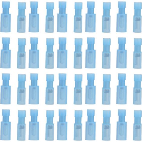 Bornes de jonction isolées en nylon pour câbles 1.5-2.5mm - Connecteurs mâles et femelles rapides pour applications électriques (1/5)