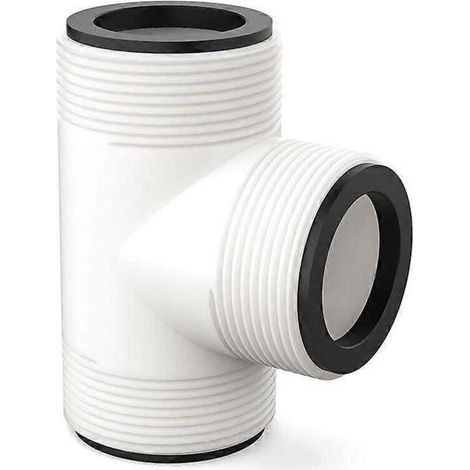 Adaptateur Tuyau Piscine - Raccord T 1,5 Pouces - Pour Tuyaux Fendus - Compatible Filtration Piscine Hors Sol - 1 Pièce (1/5)