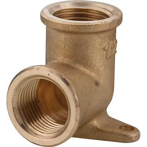 Coude plafonale 90° pour fixation murale G 3/8