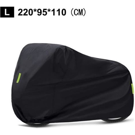 Housse Moto - Oxford 210D - Imperméable UV Résistant Intempéries - Universelle - 1 Pièce (1/4)