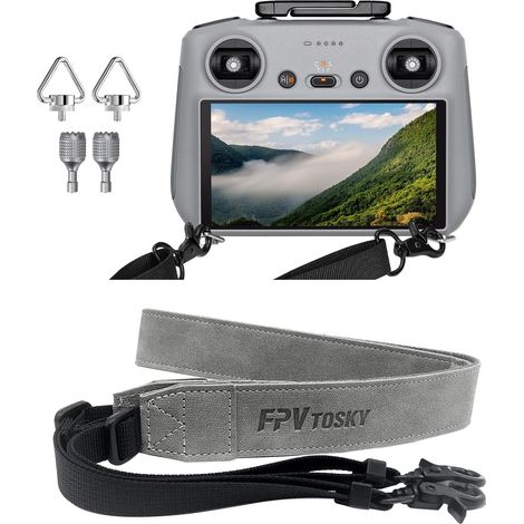 Sangle pour DJI RC 2/RC, Dji Lito X1/ Mini 5/4 pro Tour de Cou, sangle de transport de telecommande Compatible avec les accessoires de contrôleur à distance Avata 360/Mini 5/4 /3 Pro