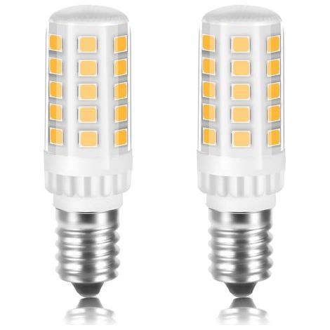 Ampoule LED E14 4W 500LM, Blanc Neutre 4000K, 4W Remplace les Ampoules Halogènes de 40W, Éclairage LED pour Hotte de Cuisine, Machine à Coudre, Salon, Non-dimmable, Lot de 2 (1/5)
