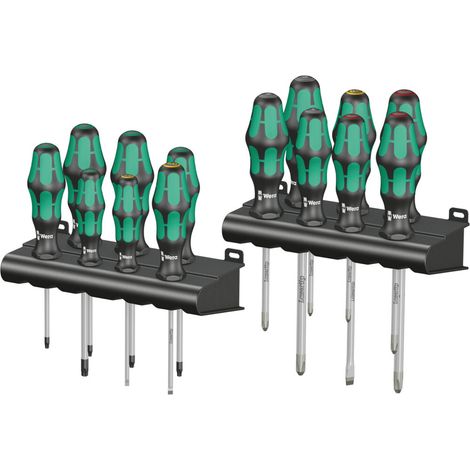 WERA Schraubendreher Set 14-tlg. mit Kraftform-Griffen