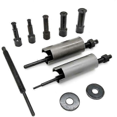 Kit d'extracteur de roulements internes universel pour motos (9-23 mm), kit de 8 pièces comprenant un extracteur de roulements, un outil d'embrayage et un marteau à inertie pour l'extraction des roule (1/5)