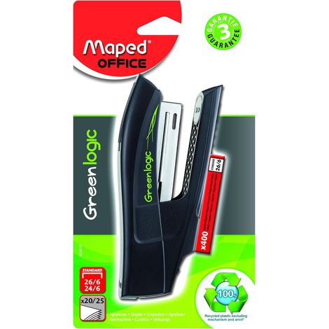 Agrafeuse Half-strip Greenlogic - Agrafeuse 100% en plastique (1/5)