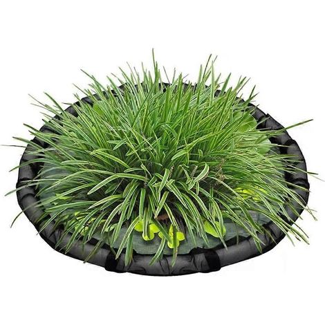 Clôture flottante pour plantes, protection pour plantes d'île flottante, filet pour bassin, clôture ronde pour aquarium, convient aux plans d'eau à lentilles d'eau, extérieur, 60 cm. (1/5)