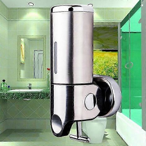 Wandseifenspender für Bad, WC, Küche und Restaurant (24,5 x 10 cm), Seifenpumpe. – AquaForge (1/5)