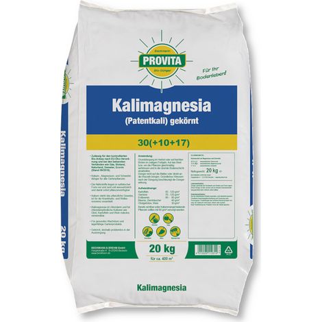 Provita® Kalimagnesia Patentkali 20 kg Gartendünger Universaldünger Kalidünger