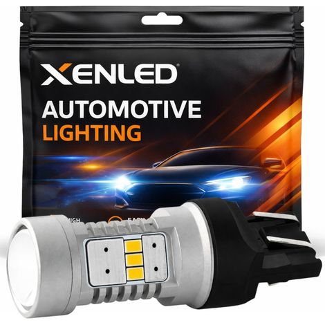Ampoule 14 LED XENLED - W21/5W Blanc 7443 T20 - 1200Lms 5500K - Double intensité (1/5)