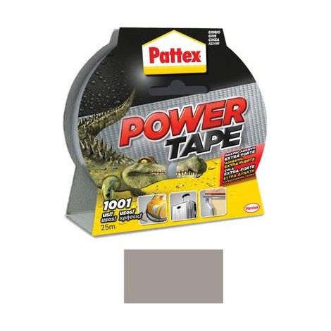 NASTRO ALTA RESISTENZA POWER TAPE PATTEX - GRIGIO MM 50 ML 10- 2 pezzi