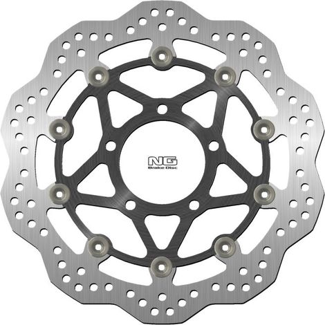 Disco de freno delantero ondulado de aluminio para Triumph Tiger 800/1200 '10-'20