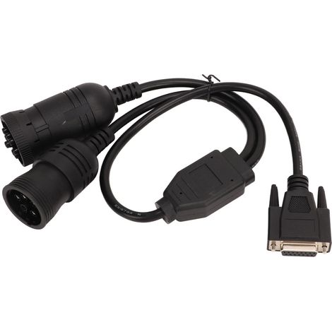 Ortviai Câble d'adaptateur diagnostic 9 broches + 6 broches réf. 457 6114 pour outil de diagnostic ET3 (317-7485) (1/5)
