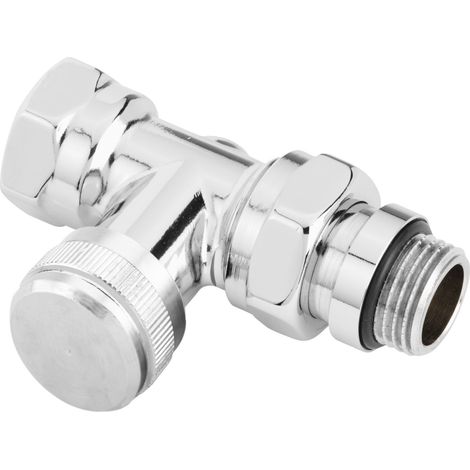 Danfoss Rücklaufverschraubung RLV-CX 15 R 1/2, Durchgang, verchromt, 003L0274 (1/3)