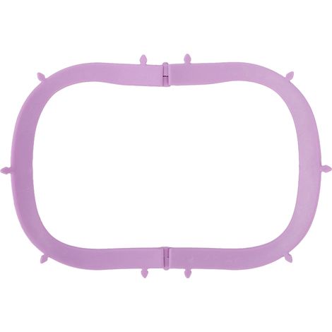 Cadre de Digue Dentaire Courbé Violet, Support Pliable pour Dentiste (1/5)