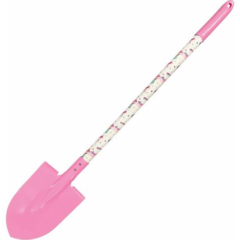 Pala pequeña de jardinería Greenmill GR0139, 74 cm, metal con mango de madera y PVC, ideal para plantar, trasplantar y trabajos de precisión en el jardín