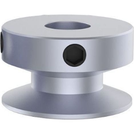 Poulie à rainure unique de 16 mm - Alésage fixe de 4 mm - Pour perceuse - Courroie ronde en polyuréthane de 4 mm (1/5)