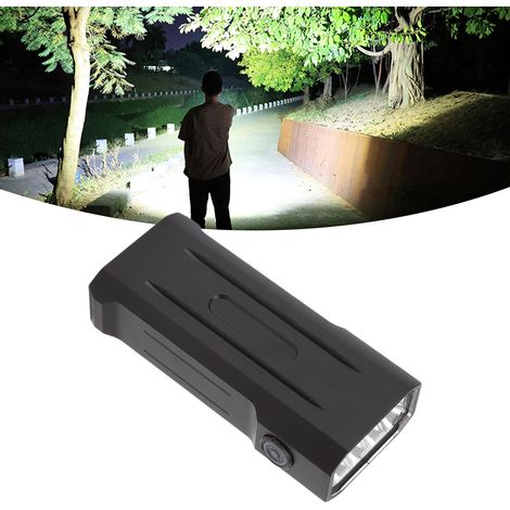 Lampe torche ultra-lumineuse haute puissance de 13 000 lm, projecteur en alliage d'aluminium rechargeable par USB (1/5)