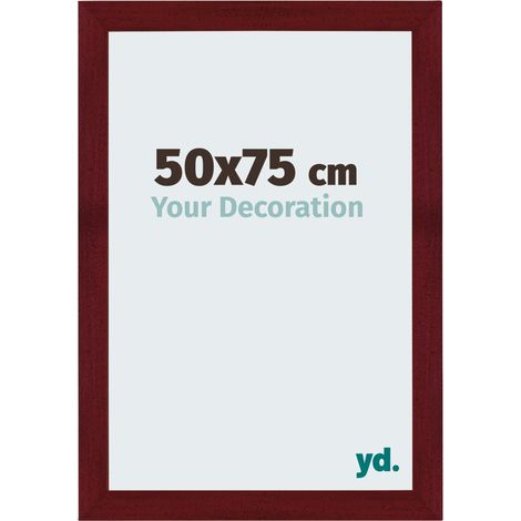 Cadre Puzzle 50x75 cm - Vin Rouge Patiné - MDF - Mura. (1/5)