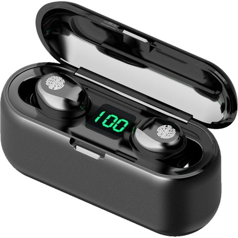 Talkie-walkie numérique double oreille pour le commerce électronique en mode privé avec fonction d'alimentation mobile et écouteurs Bluetooth 5.0 (1/5)