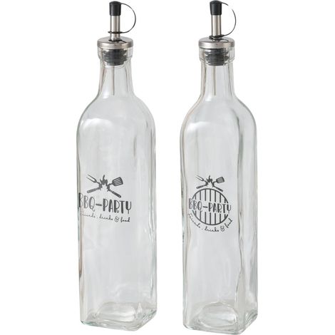 Dressingflaschen mit Dosierer BBQ, 500 ml, 2er-Set