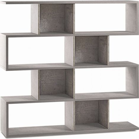 Estantería Modular 150L x 38P x h144 – Acabado Cemento – Sarmog