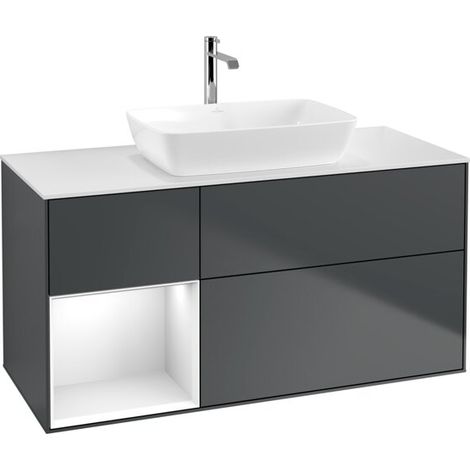 Villeroy & Boch F821GFHG meuble sous-lavabo Finion F82 (1/2)