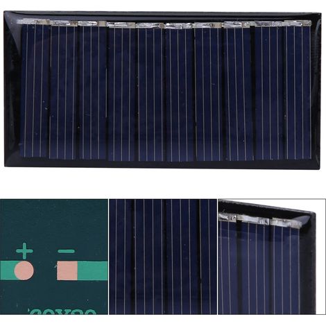 Panneau Solaire 5V 50mA Mini Polycristallin pour Charge Exterieur (1/5)