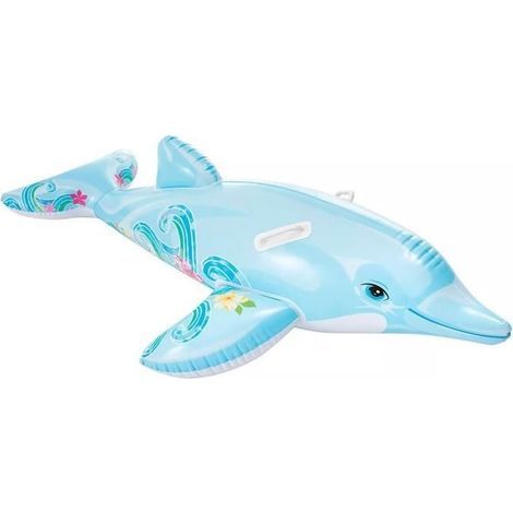 Flotteur de piscine en forme de dauphin – Équipement de divertissement gonflable pour animaux – Jouets aquatiques pour enfants (1/5)