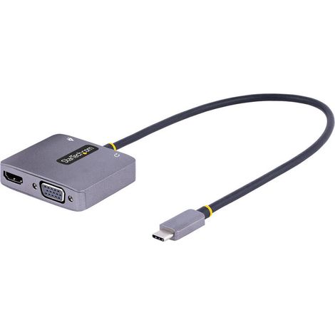 Adaptador USB C a VGA/HDMI Startech 122-USBC-HDMI-4K-VGA (1/4)