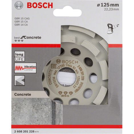 2608201228 - Mola a tazza diamantata Best for Concrete 125 x 22,23 x 4,5 mm