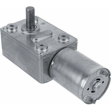 DC 12 V Elektrischer umkehrbarer Untersetzungsmotor mit hohem Drehmoment, Turbinen-Schneckengetriebe für Fenster, Türöffner (40 U/min) – TRIMEC (1/4)