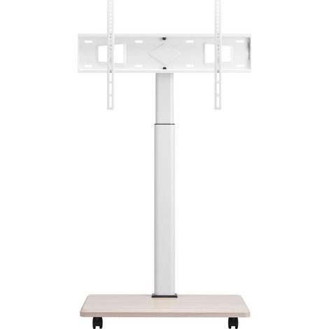 Support TV Mobile sur Roulettes pour Écrans 32-70", Rotation 25° et Hauteur Réglable, Charge Maximale 45 kg, VESA 600x400 mm, Idéal pour Coin, Chambre, Extérieur (1/5)